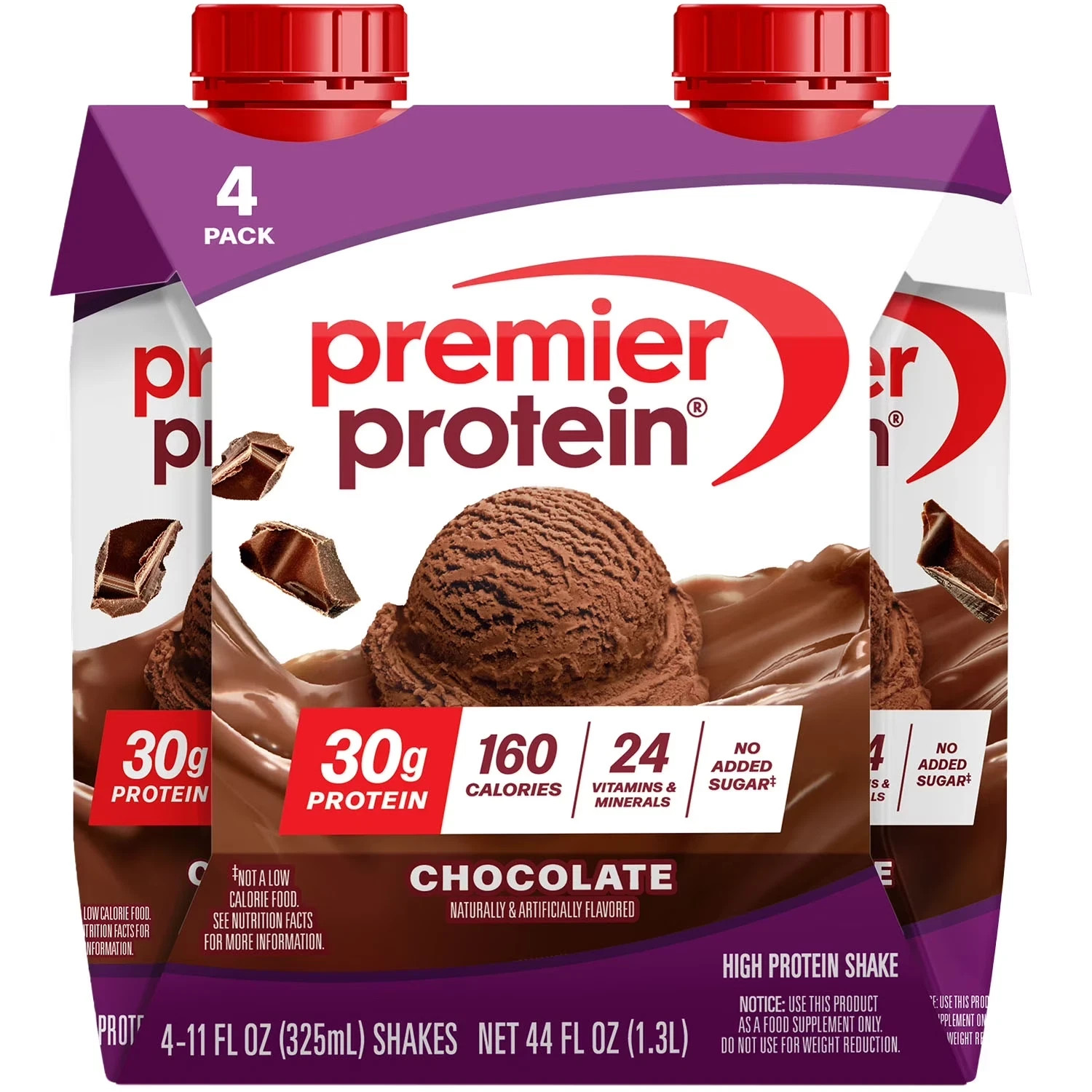 Premier Protein Shake, Chocolate, 30g Protein, 11 fl oz, 12 Ct
