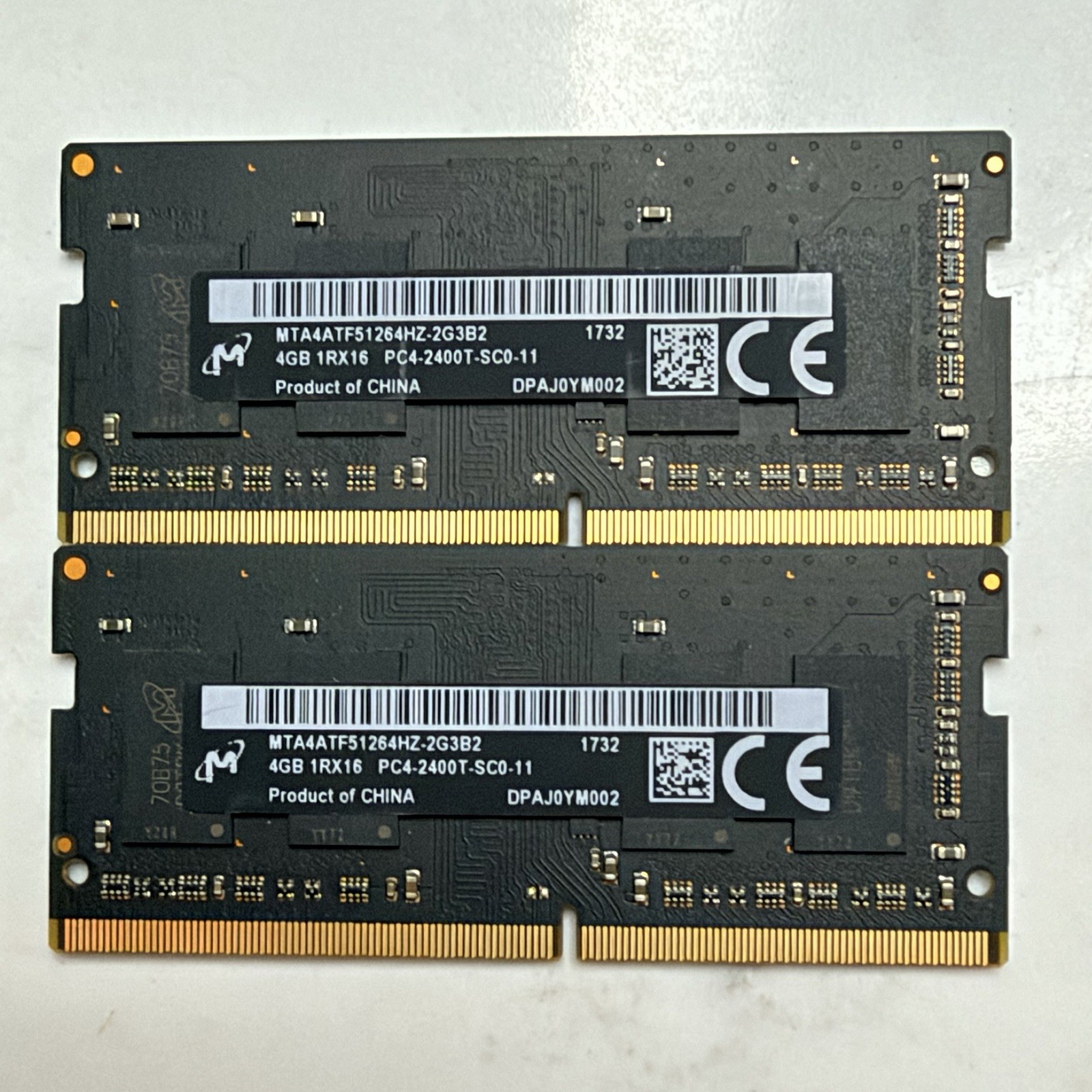 Micron, 2 x 4GB Apple, MTA4ATF51264HZ-2G3B2  Memory RAM Module SODIMM DDR4-2400T