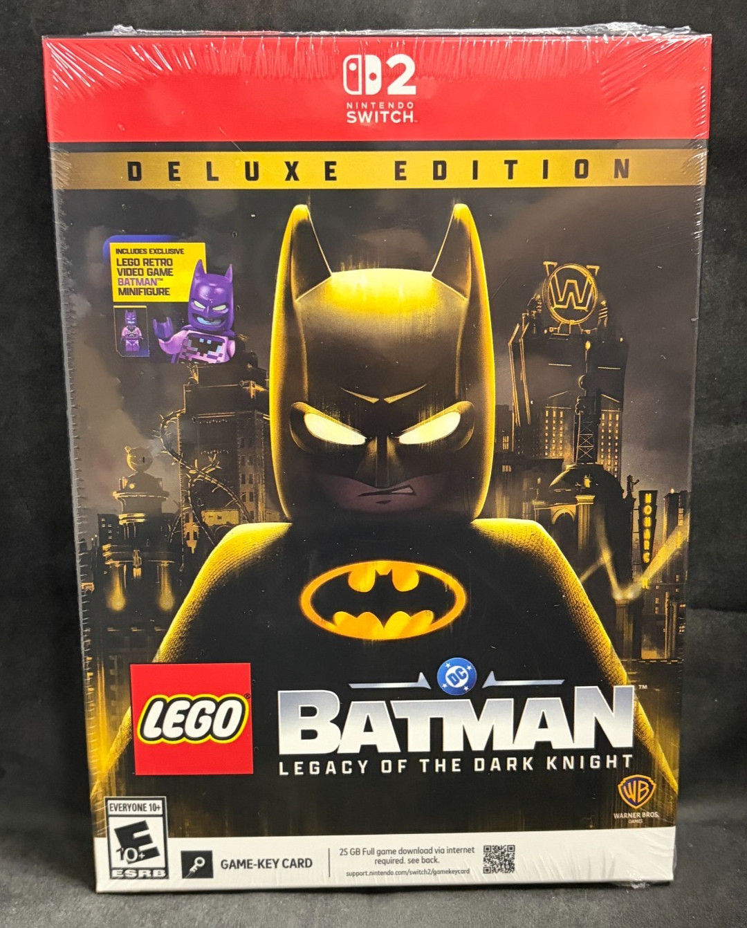 LEGO Batman: Legacy of the Dark Knight Deluxe Edition w/ Figure (Switch 2) NEW