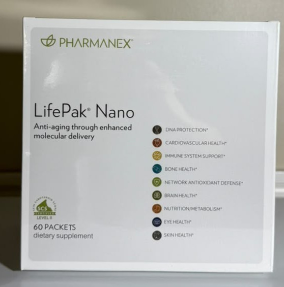 Nu Skin Pharmanex LifePak Nano 60 Packets New Sealed Exp 08/2029