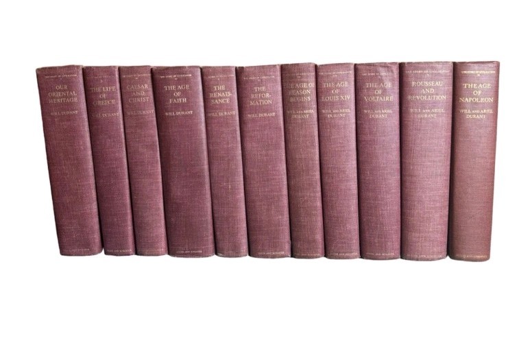 Vintage The Story of Civilization Complete 11 Volume Set HC Will & Ariel Durant