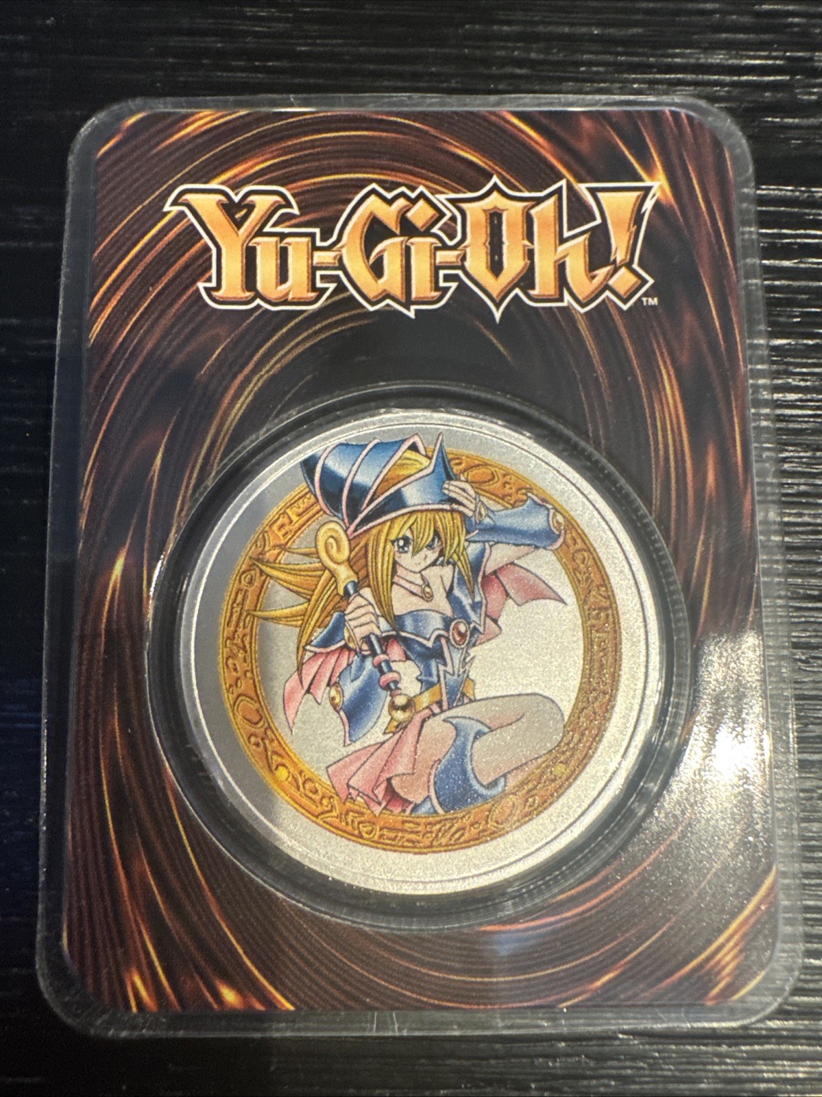 2023 Niue 1 oz color Ag $2 yugioh dark magican girl, in TEP