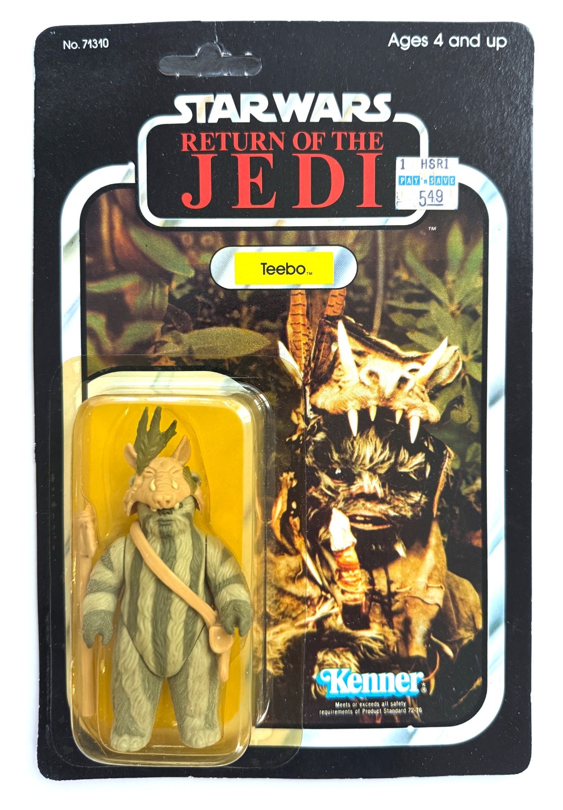 Teebo MOC - 1983 ROTJ  Star Wars - Vintage Kenner MOC Figure