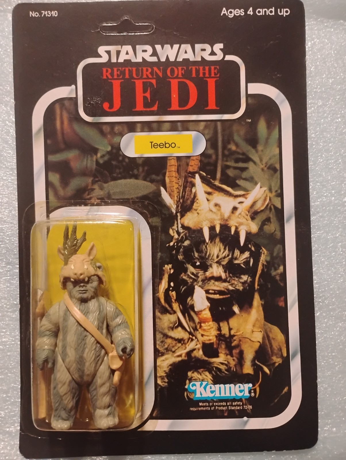 Star Wars 1983 77 Back Teebo Action Figure MOC ROTJ Unpunched Star Wars 1983 77 Back Teebo Action Figure MOC ROTJ Unpunched