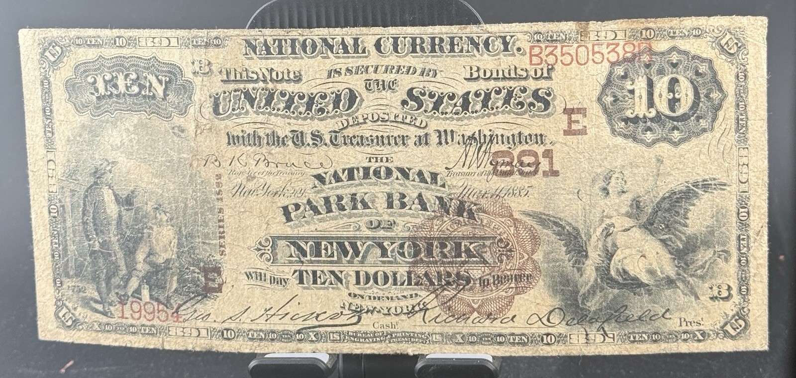 1882 $10 Brown Back Charter 891 FR 480 Bruce/Wyman 1882 $10 Brown Back Charter 891 FR 480 Bruce/Wyman