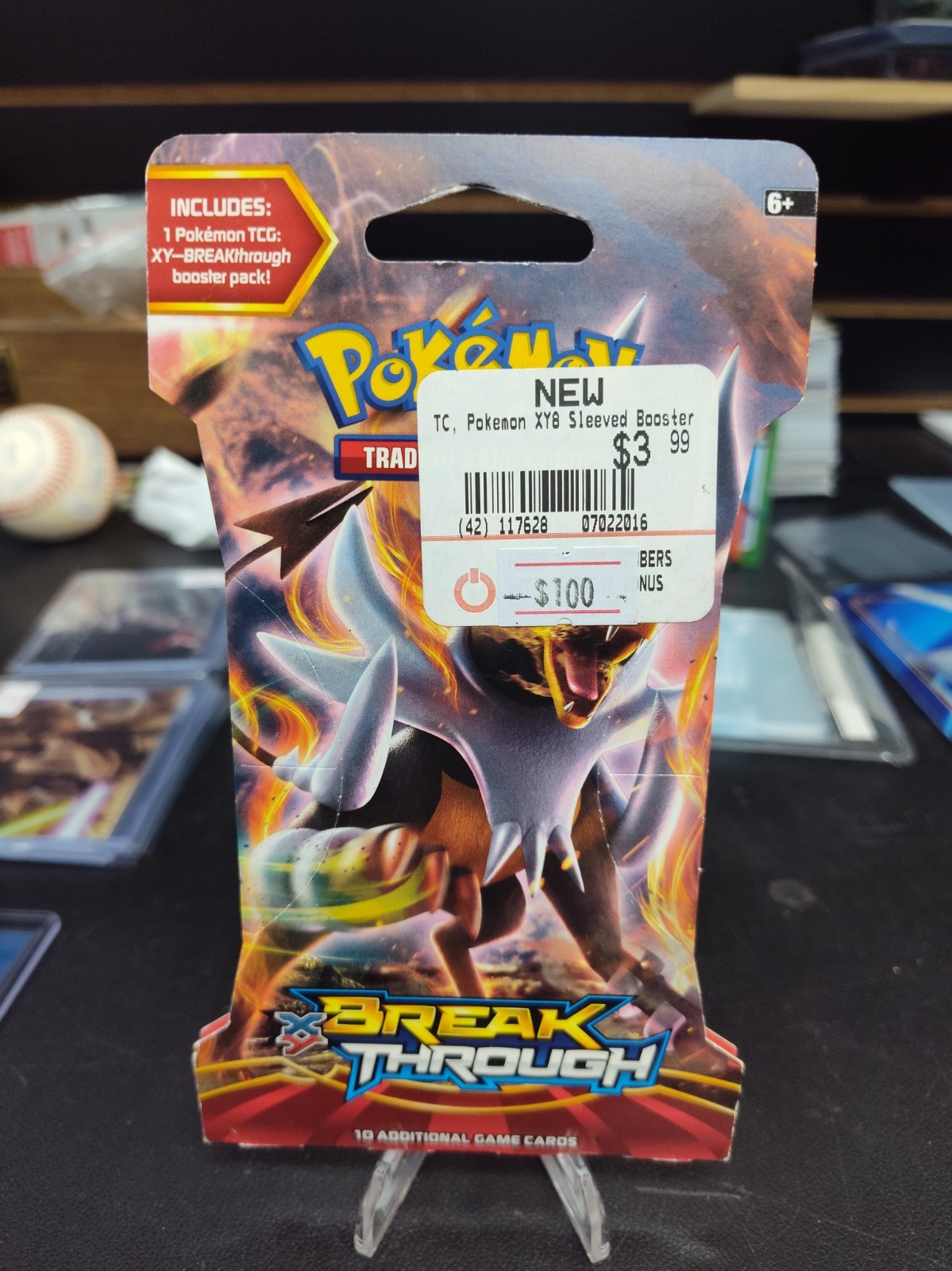 2015 Pokemon TCG XY Breakthrough Sleeved Booster Pack Brand New Factory Sealed