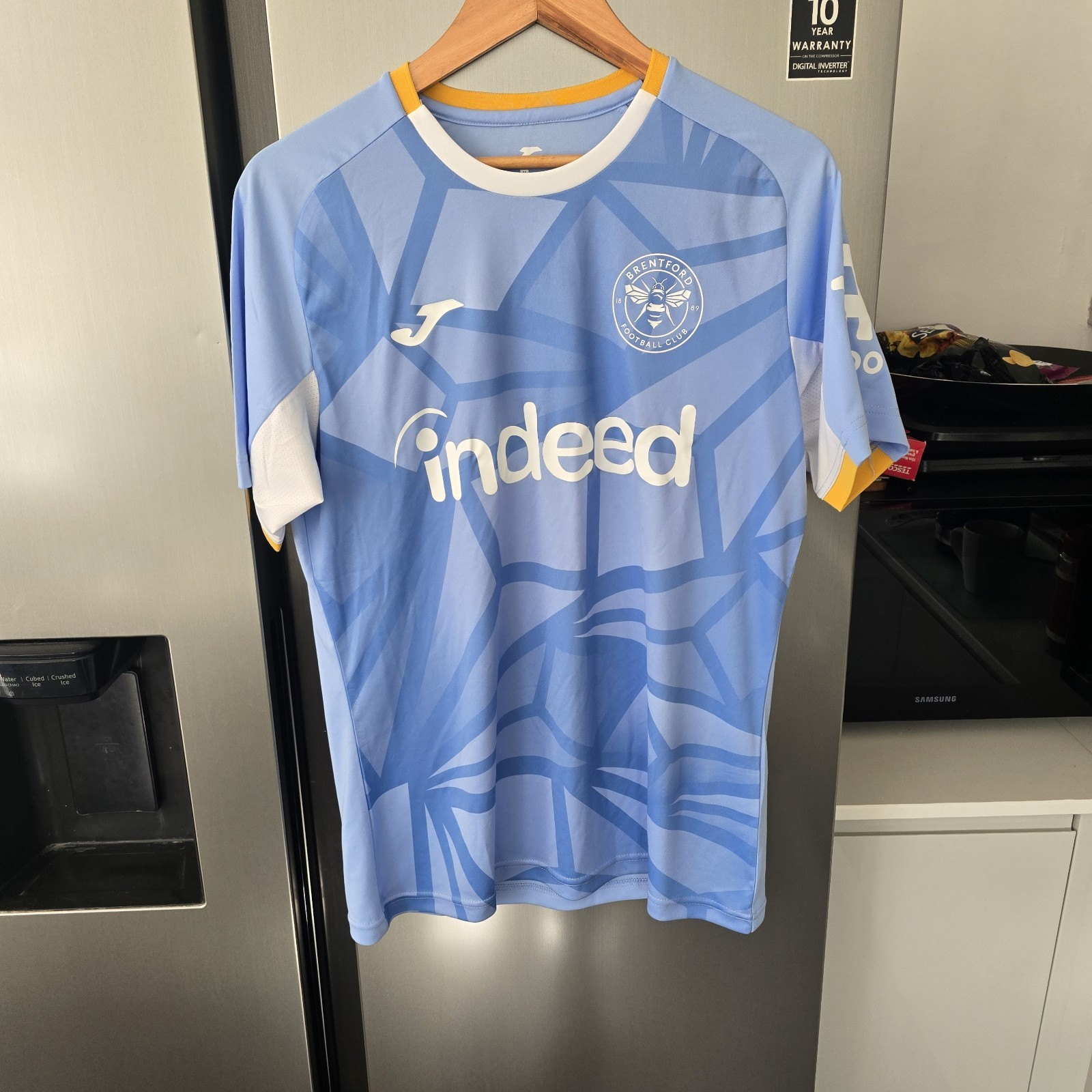 2026 Joma Brentford FC Training Shirt, Mens Medium 