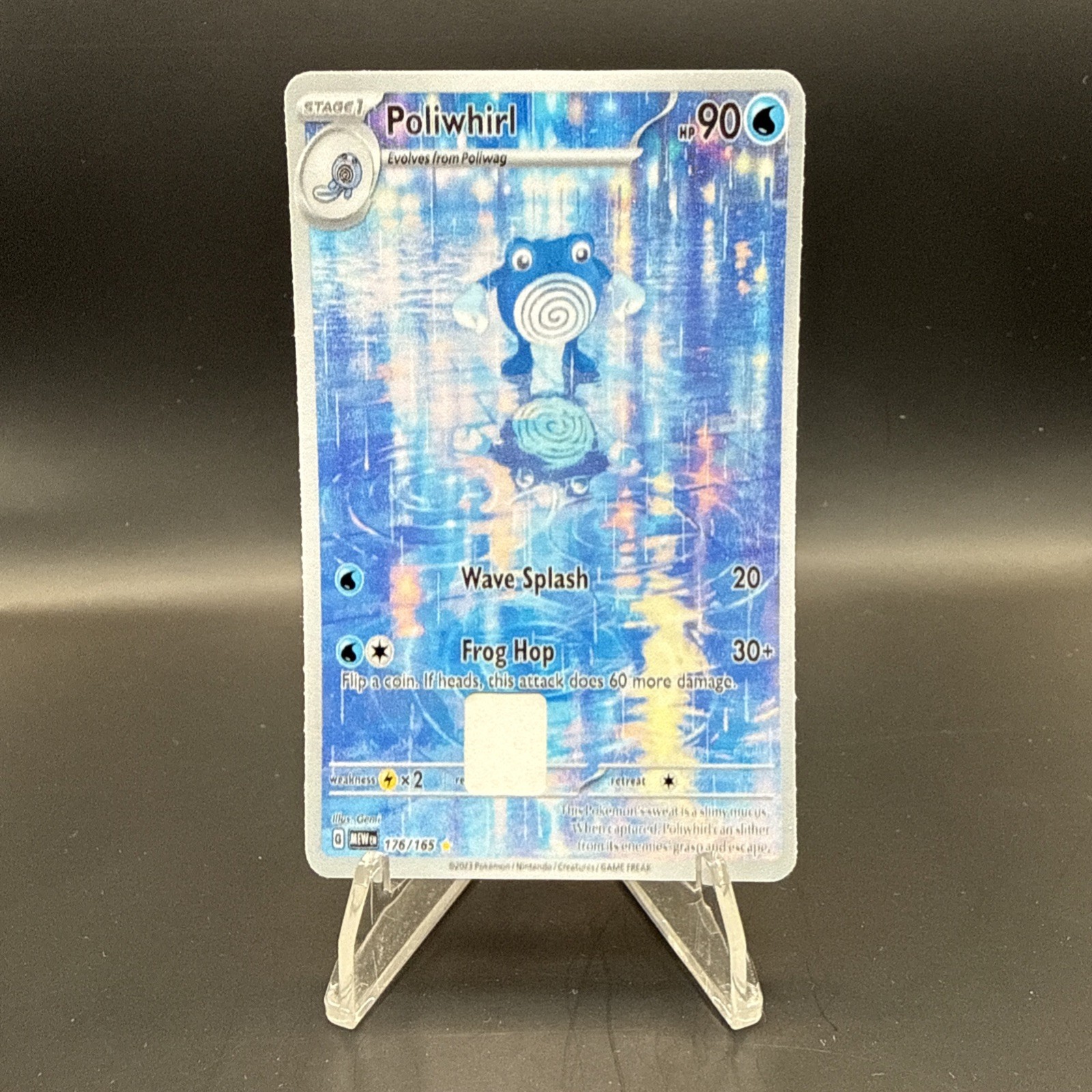 Poliwhirl Illustration Rare DEBIT CARD SKIN STICKER