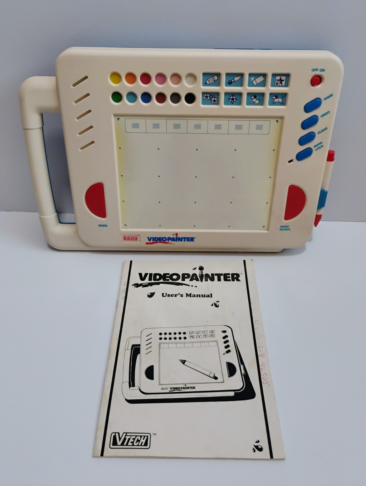 Vintage VTech Video Painter Tablet Toy TV Drawing Pad (Untested)
