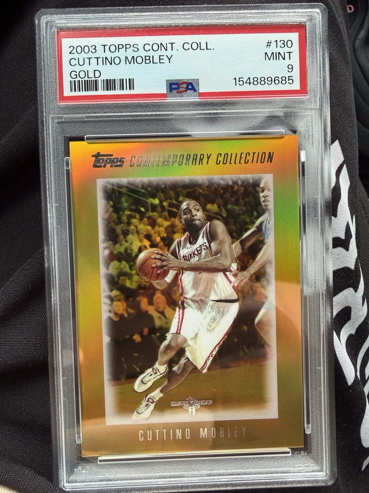 Topps 2002-03 Contemporary Collection Cuttino Mobley #130 Gold /25 PSA 9 Topps 2002-03 Contemporary Collection Cuttino Mobley #130 Gold /25 PSA 9