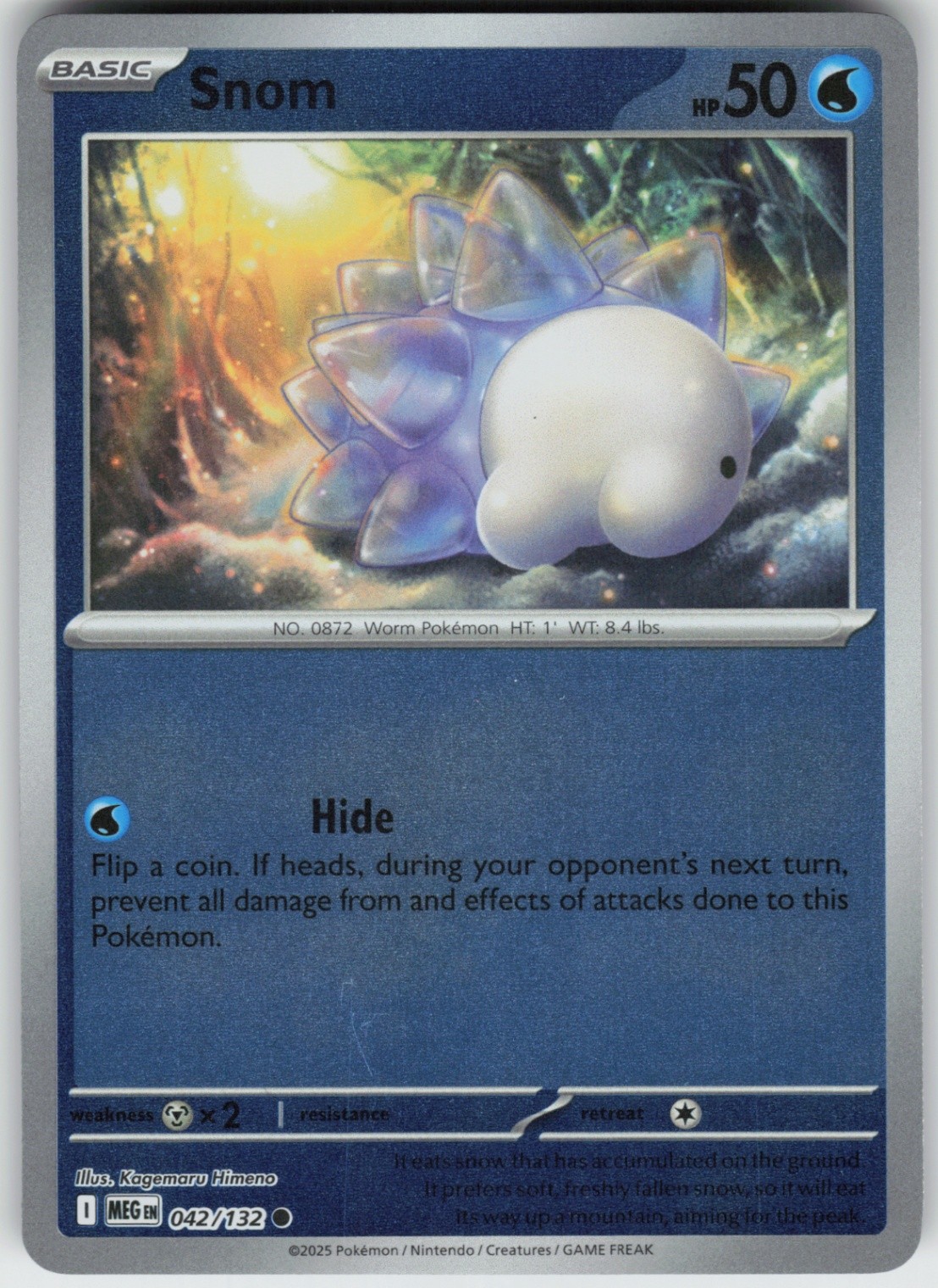 PO-01 Reverse Holo Snom 042/132 Common ME01: Mega Evolution