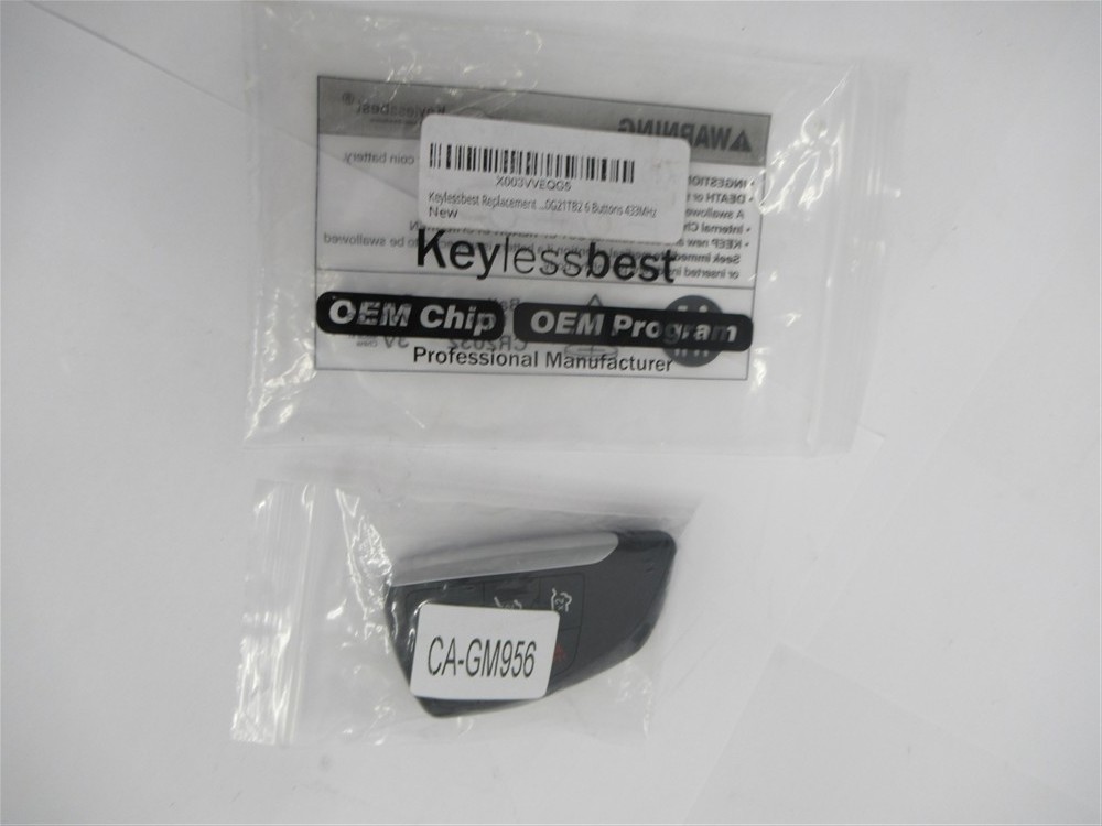 Keylessbest CA-GM956 6 - Button YG0G21TB2 NEW
