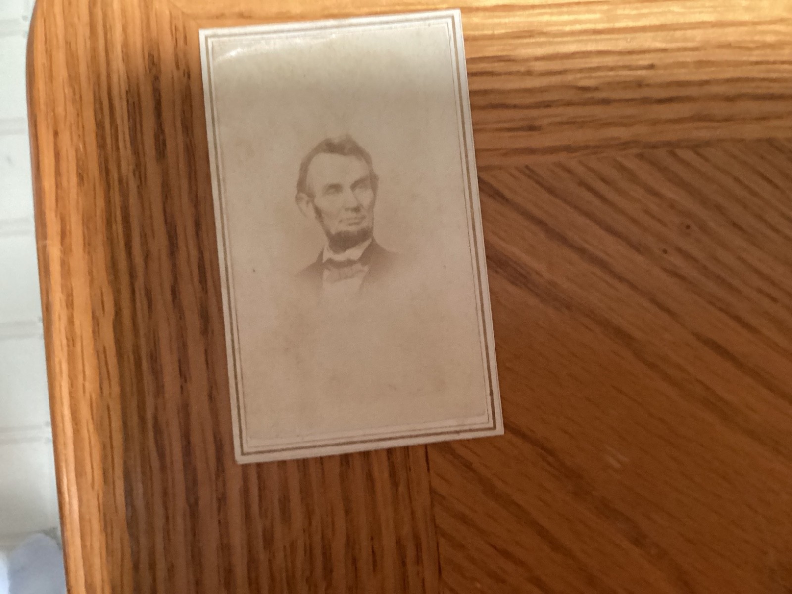 A very special c. 1860s CDV Photo of Abraham Lincoln A very special c. 1860s CDV Photo of Abraham Lincoln