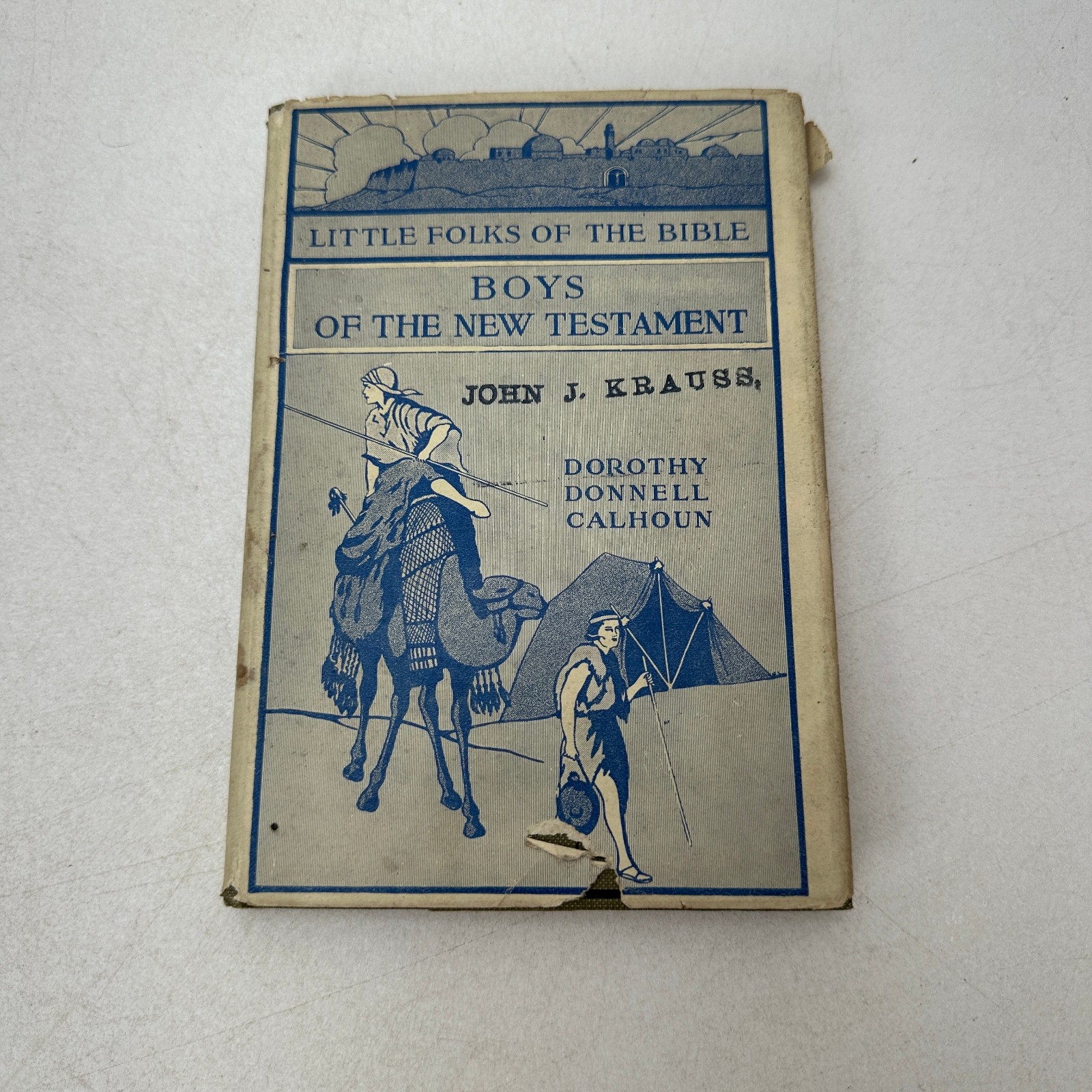 Little Folks of the Bible Boys New Testament Dorothy Donnell Calhoun HC DJ 1925