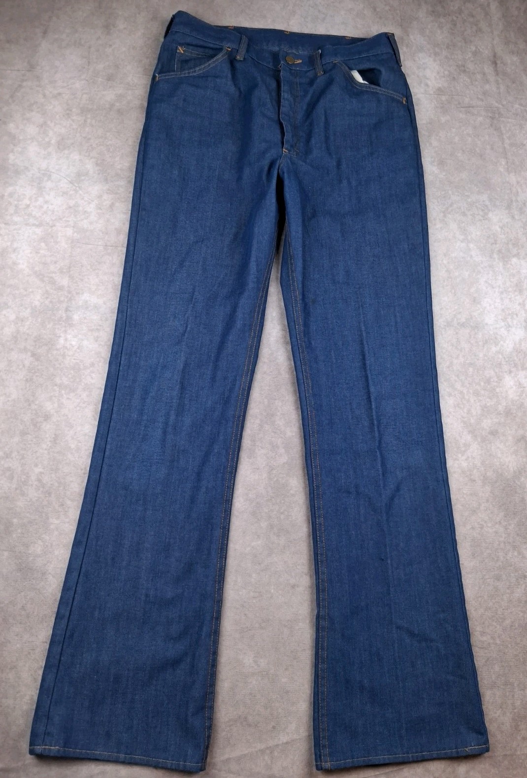 Vintage Lee Riders Flare Leg Jeans Mens 34x34 Talon 42 Zipper Made USA 80s 90s