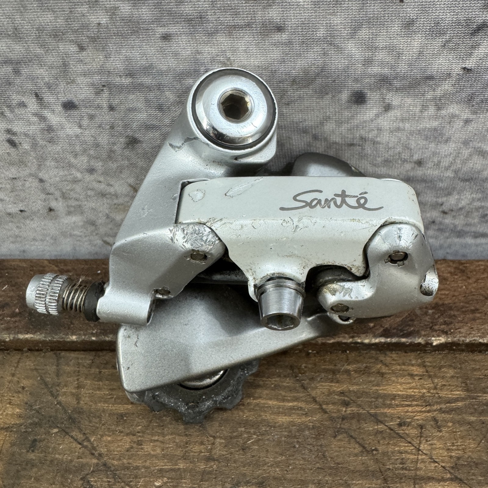 Vintage Shimano Sante RD-5001 Rear Derailleur Short Cage 7s White Japan Road