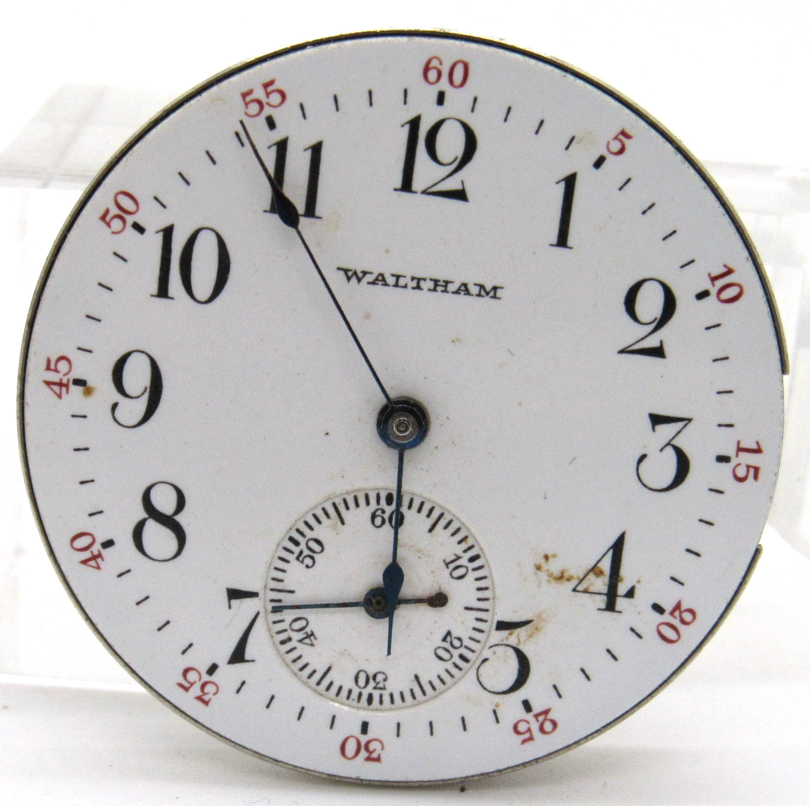 1904 A.W.W.CO. LADY WALTHAM POCKET WATCH MOVEMENT NON RUNNING PARTS ONLY 6S 16J