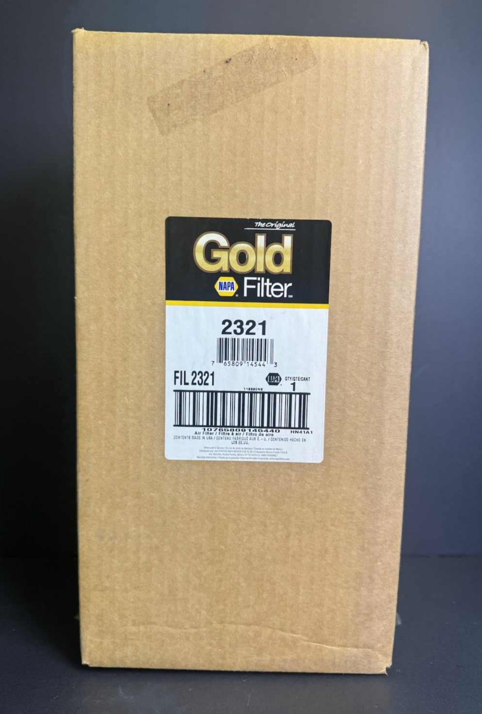 NAPA Gold 2321 Outer Air Filter Heavy Duty Engine Air Cleaner Replacement OEM NAPA Gold 2321 Outer Air Filter Heavy Duty Engine Air Cleaner Replacement OEM