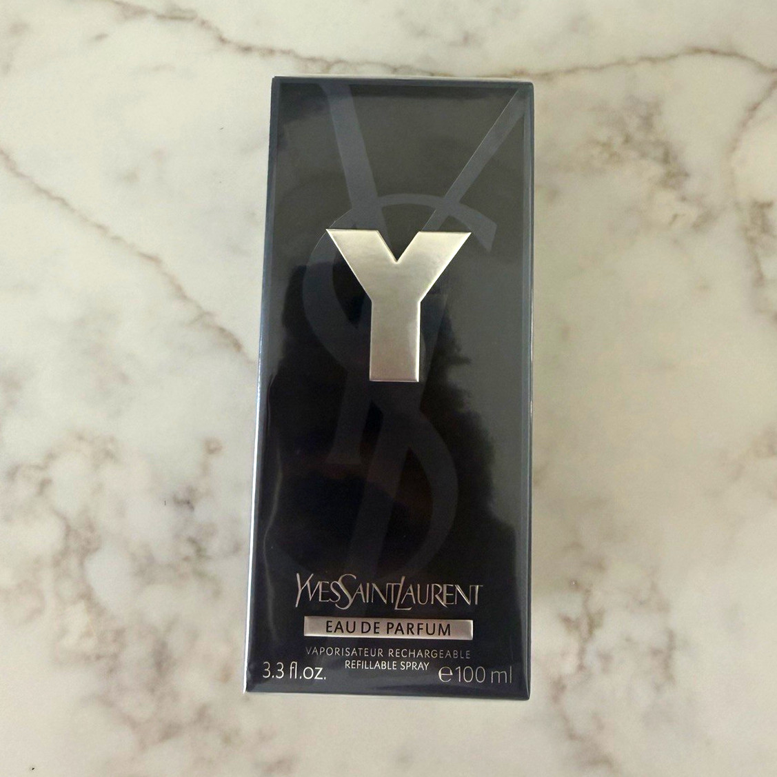 Yves Saint Laurent Y Refillable Eau de Parfum Spray, Regular Size 3.3 fl oz Yves Saint Laurent Y Refillable Eau de Parfum Spray, Regular Size 3.3 fl oz