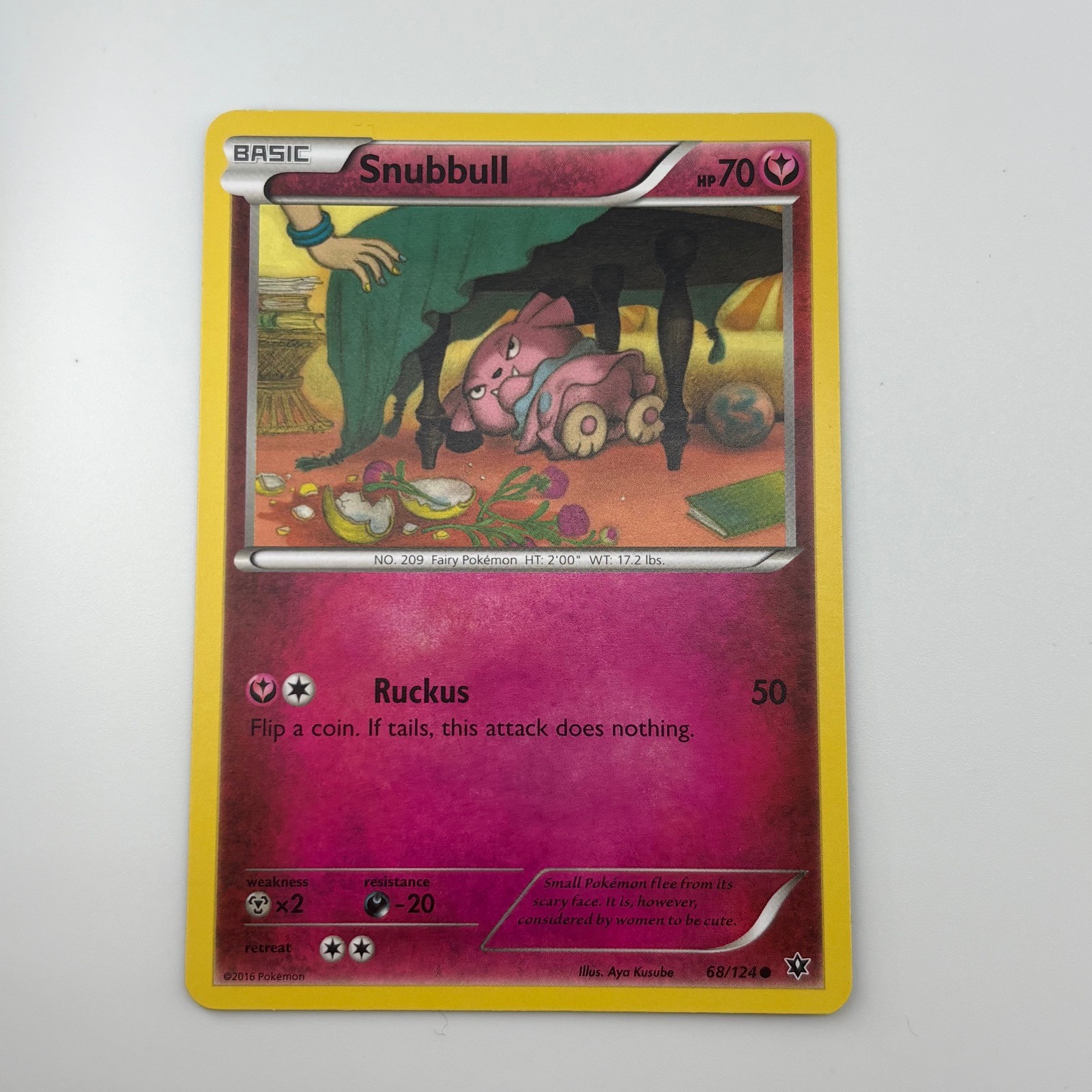 Snubbull 68/124 C Fates Collide HP Pokemon