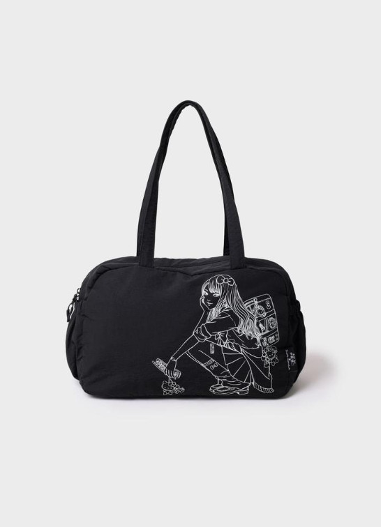 Junji Ito x Sanrio x Spao Shoulder Bag Black Korea Exclusive Junji Ito x Sanrio x Spao Shoulder Bag Black Korea Exclusive