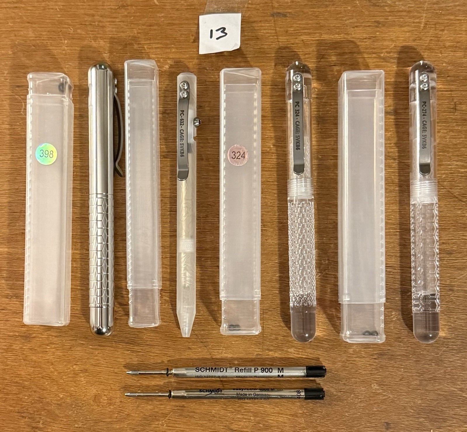 CountyComm Maratac 4X Polycarbonate Stainless Embassy Pen MaxMadCo Bolt LOT EDC