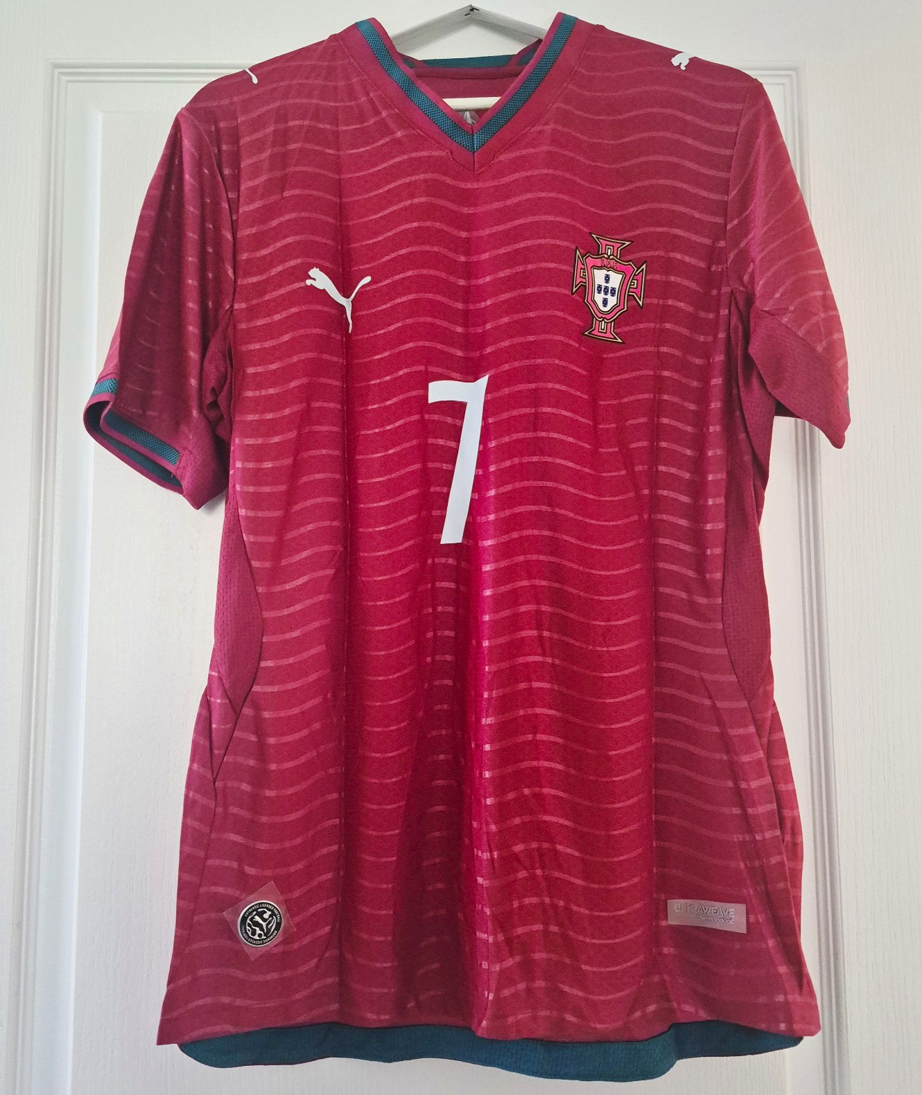  NWT Cristiano Ronaldo #7 Portugal 2026 Puma Authentic Match Home Jersey