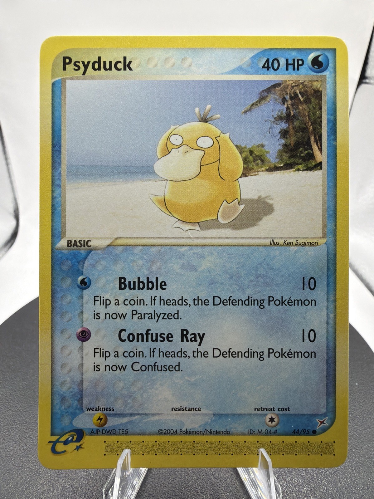 Pokemon Psyduck 44/95 EX Team Magma vs Team Aqua 2004 40 HP Common Eng