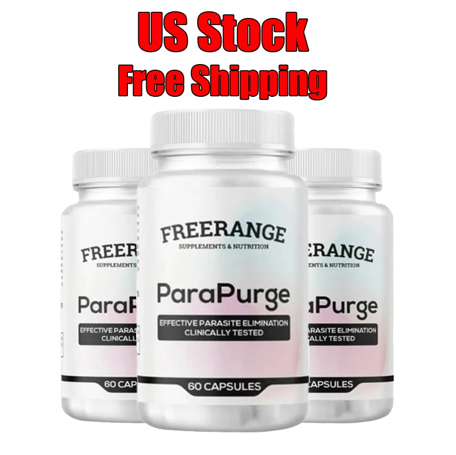 FreeRange ParaPurge Advanced Parasite Cleanser Para Purge 60 Capsules 3 Pack