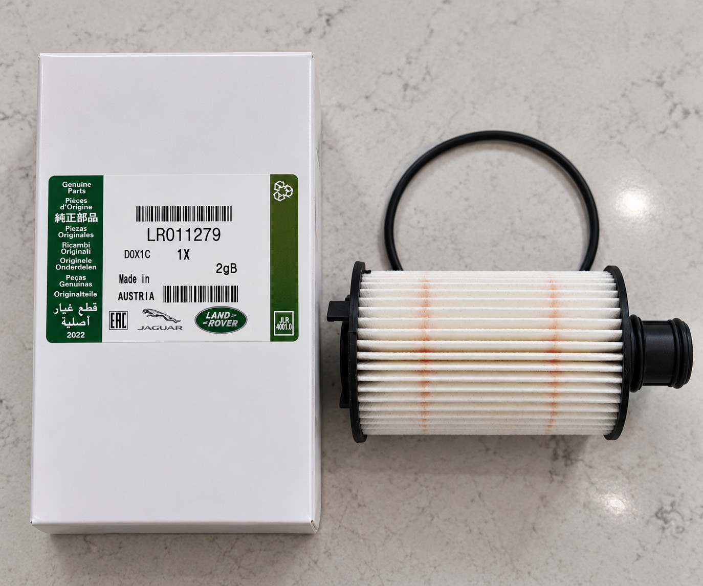 Land Rover Jaguar LR011279 Engine Oil Filter Element with O-Ring