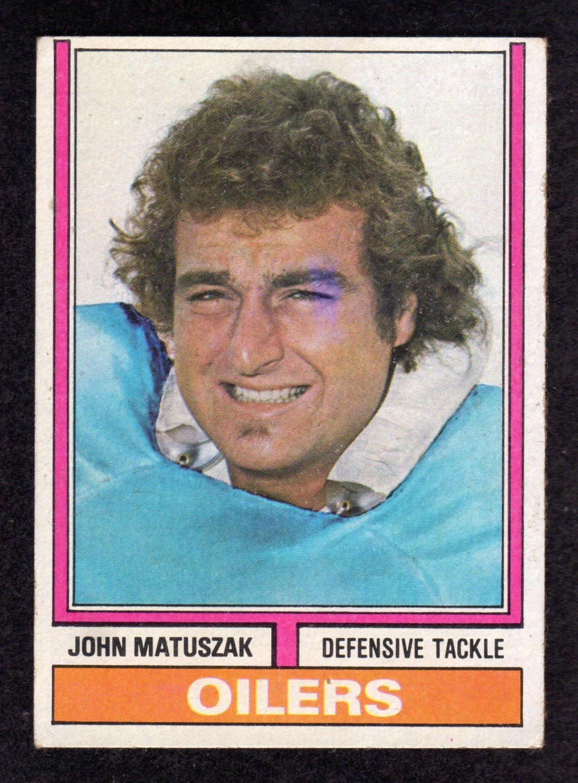 1974 Topps #148 John Matuszak Houston Oilers ROOKIE Football Card F/G