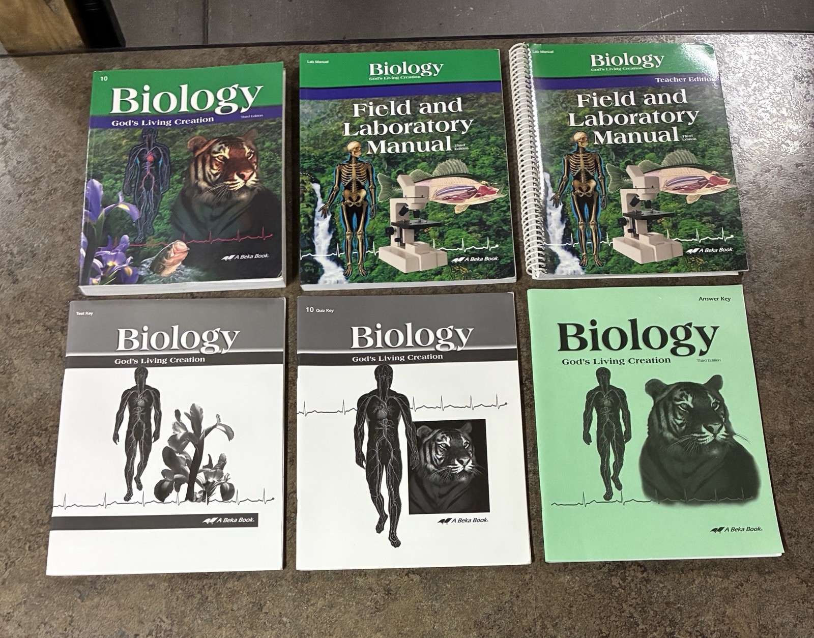 Abeka Biology: God’s Living Creation Third Edition 6-Book Lot Student Teacher Ed Abeka Biology: God’s Living Creation Third Edition 6-Book Lot Student Teacher Ed