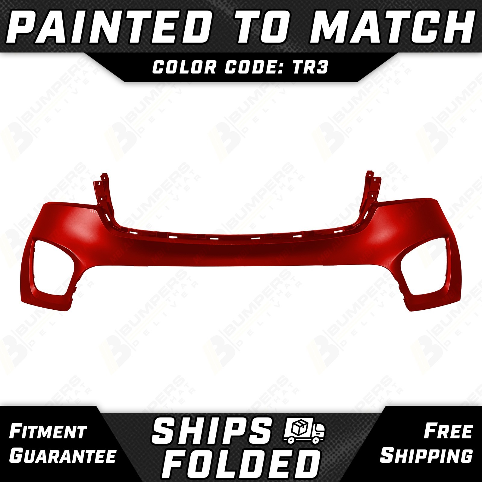 NEW Painted *TR3 - Red* Front Upper Bumper Cover for 2016-2018 Kia Sorento 16-18