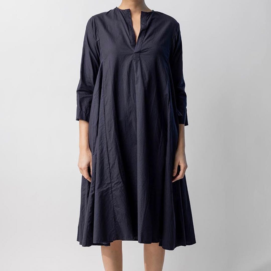 Dosa Short Tulle Dress Black V-Neck S Size with Pockets