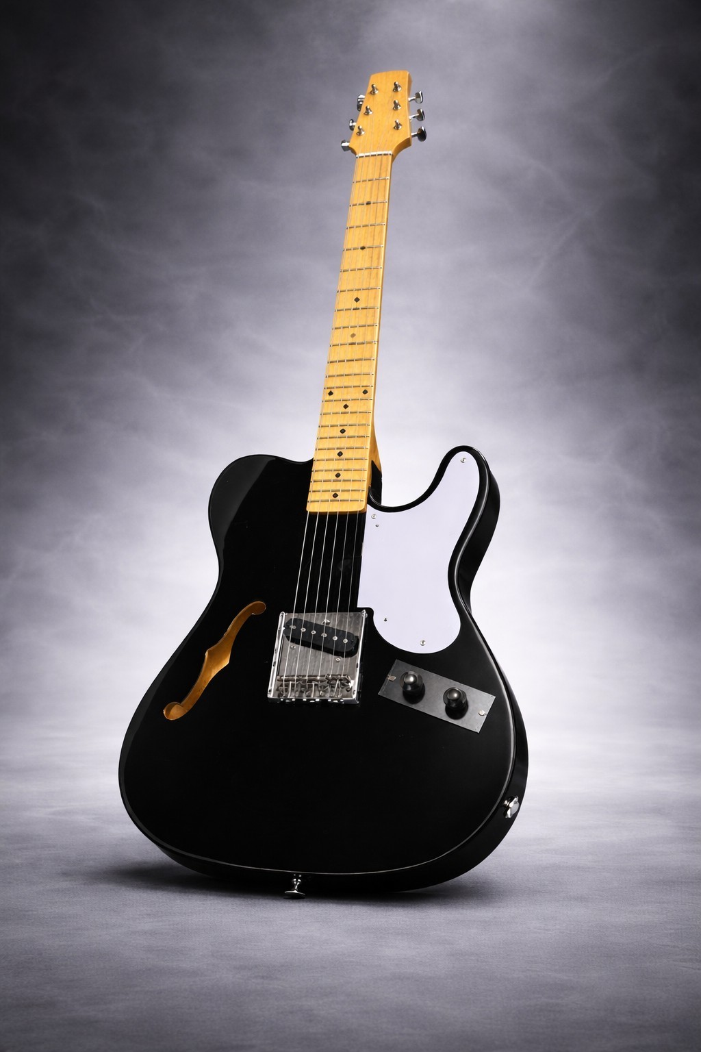 49' VNT ESQUIRE T STYLE CUSTOM SNAKEHEAD  SEMI-HOLLOW 6 STRING ELECTRIC GUITAR 