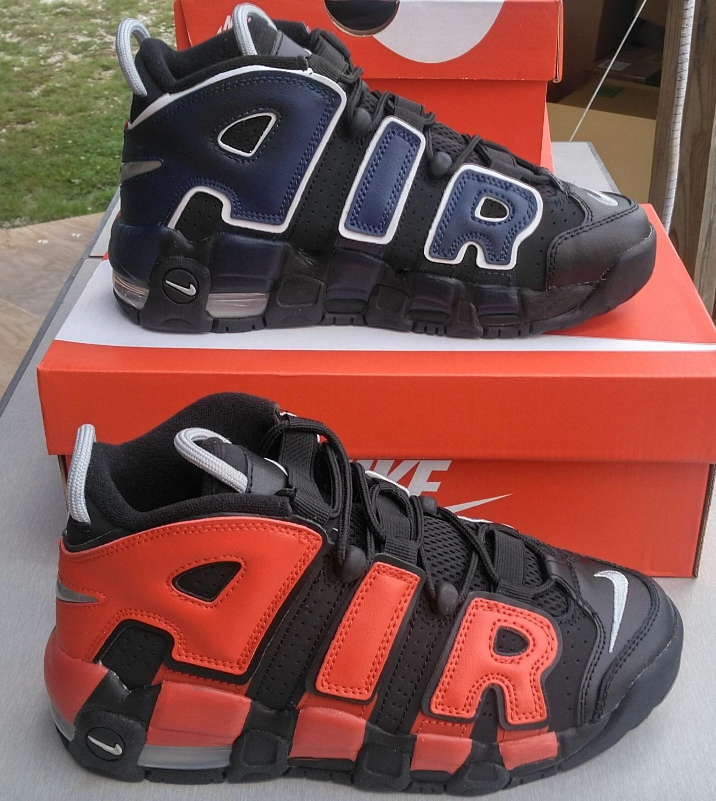 Nike Air More Uptempo (GS) Sz 4 Womens 6 Split Youth Shoes Sneakers DM0017-001