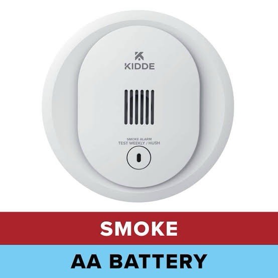 1-pack Kidde Compact 10SDR Battery Smoke Detector Alarm Photoelectric Sensor
