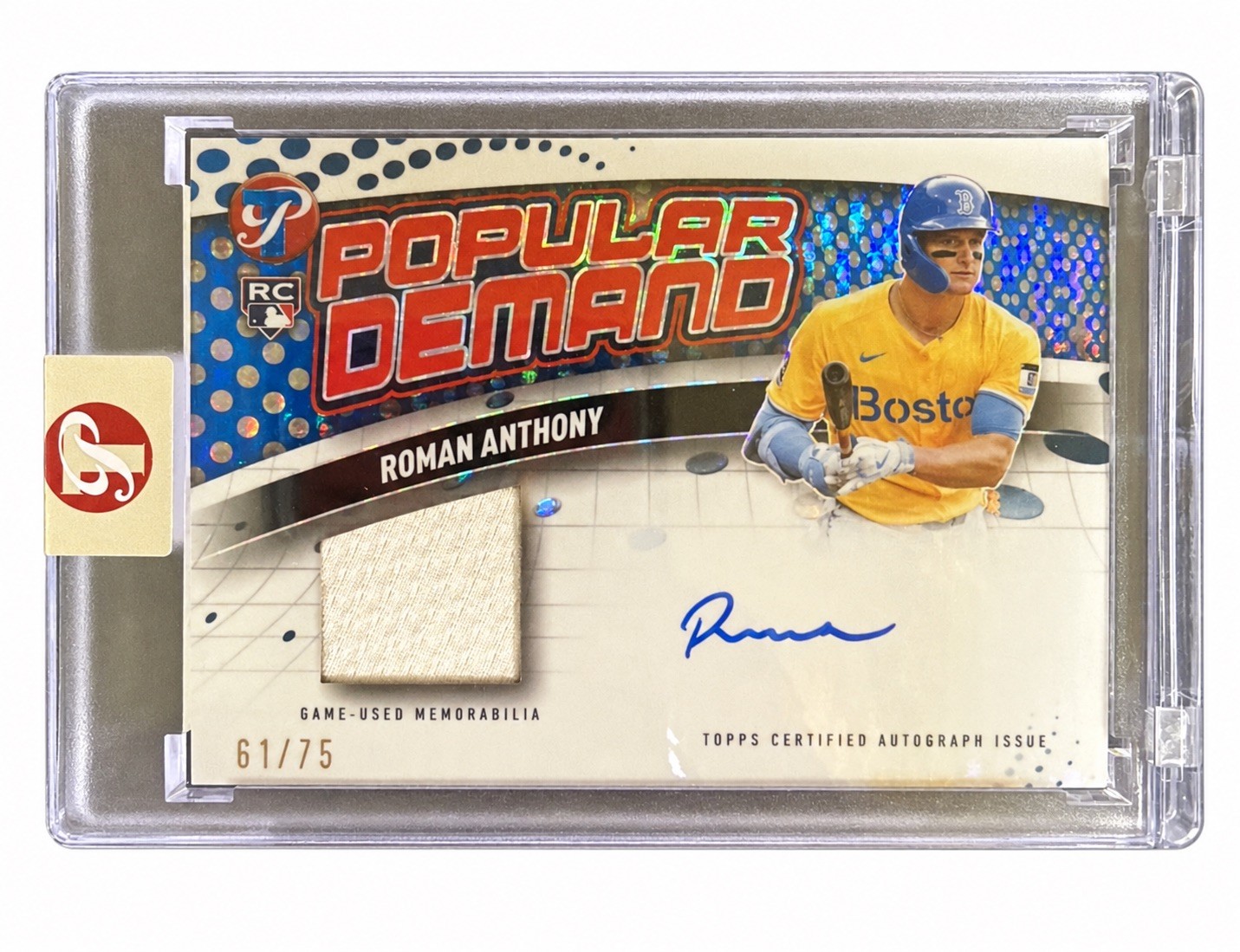 2026 Topps Pristine Roman Anthony Popular Demand Auto RC Jersey Redsox #/75 🔥 2026 Topps Pristine Roman Anthony Popular Demand Auto RC Jersey Redsox #/75 🔥