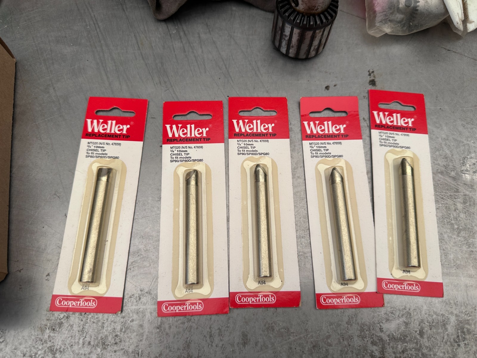 Weller MTG20 Chisel Tip (Lot of 5) Weller MTG20 Chisel Tip (Lot of 5)