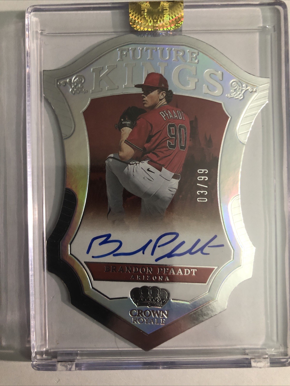 Future Kings Crown Royale Brandon Pfaadt 03/99 Autograph 