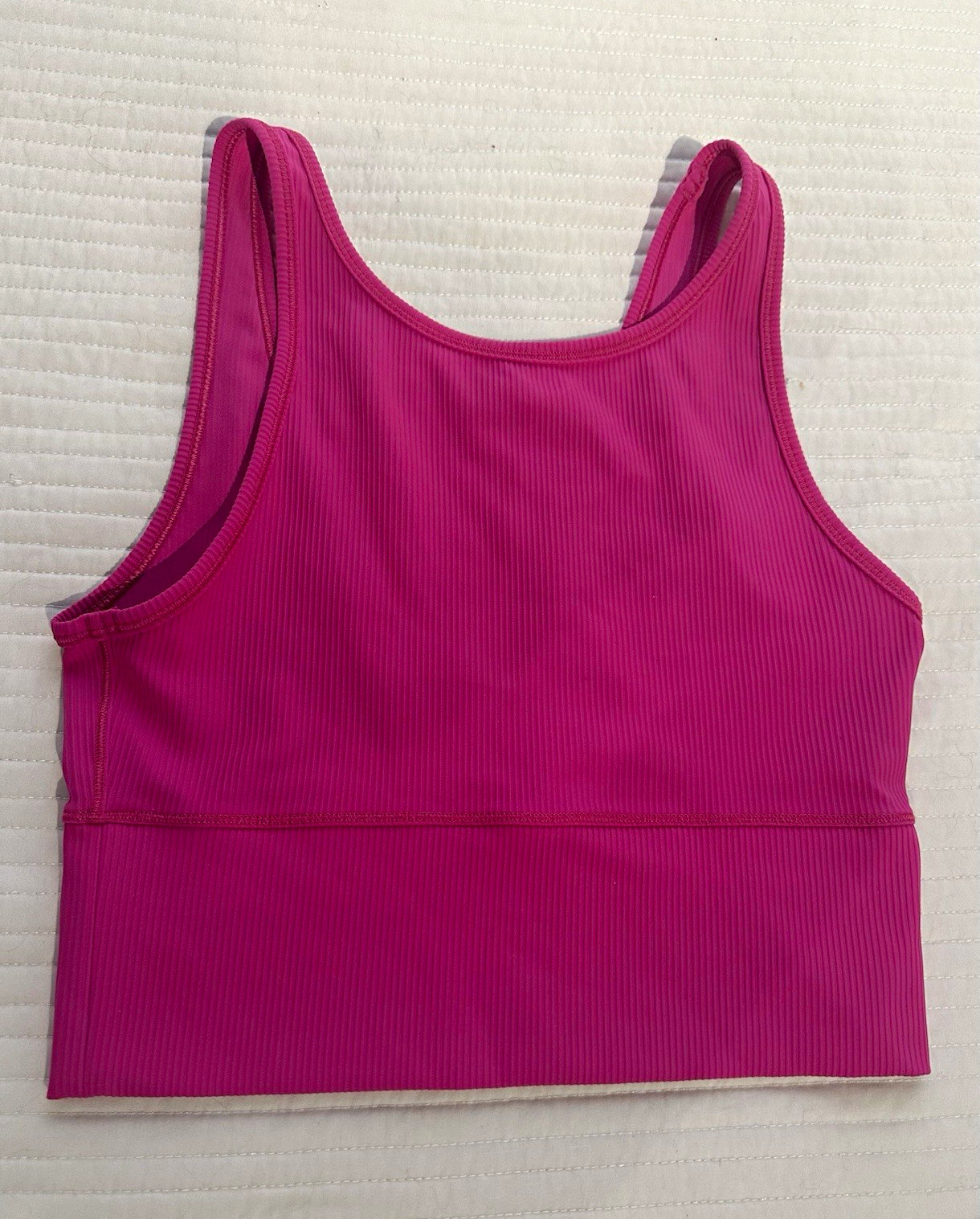 Lululemon Power Pivot Women’s Pink Ribbed Tank Top Lululemon Power Pivot Women’s Pink Ribbed Tank Top