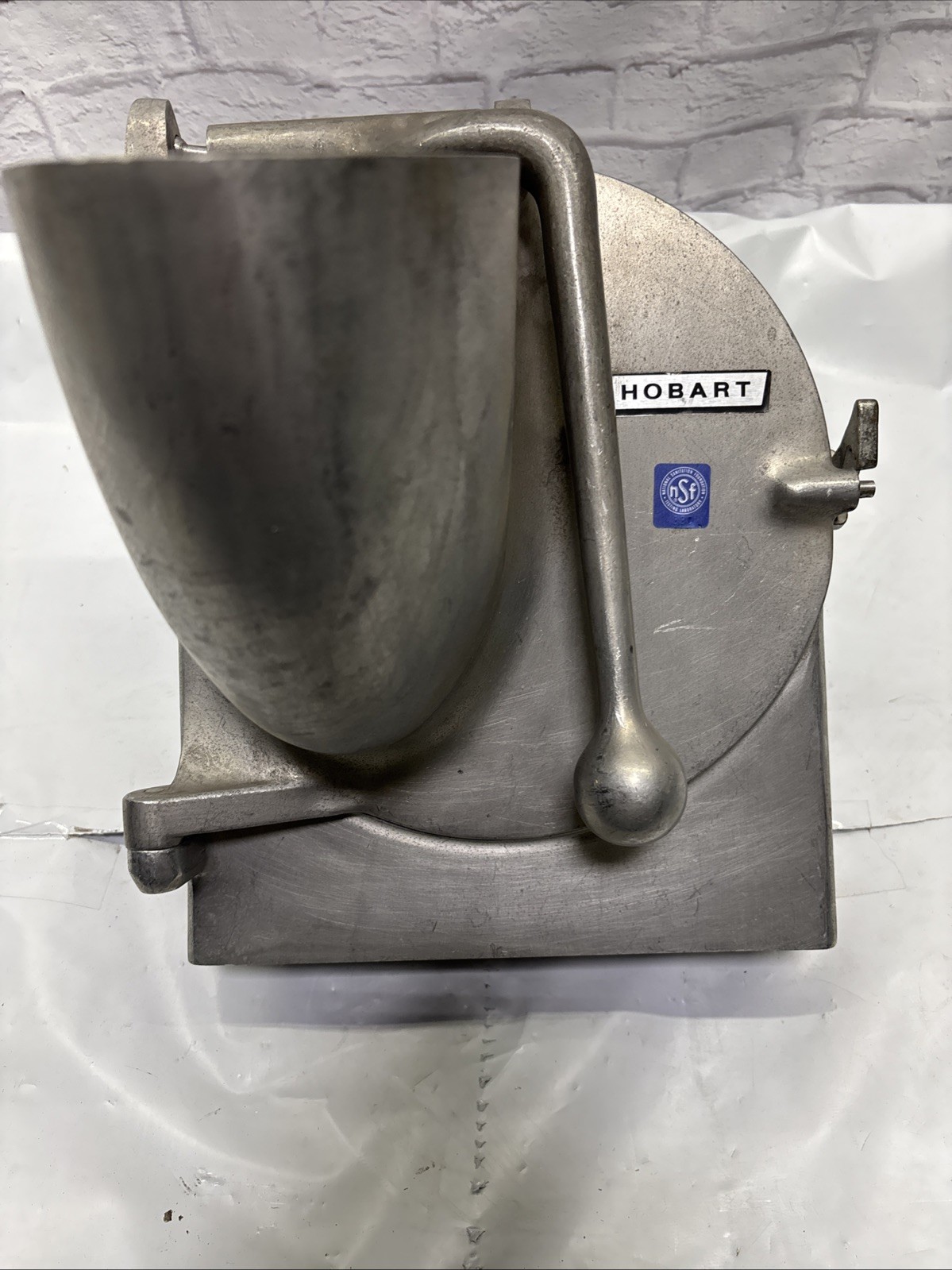 Genuine Hobart Pelican Head Attachment Hub Size #12 -8801 w/ slicer 1/2\ Genuine Hobart Pelican Head Attachment Hub Size #12 -8801 w/ slicer 1/2\
