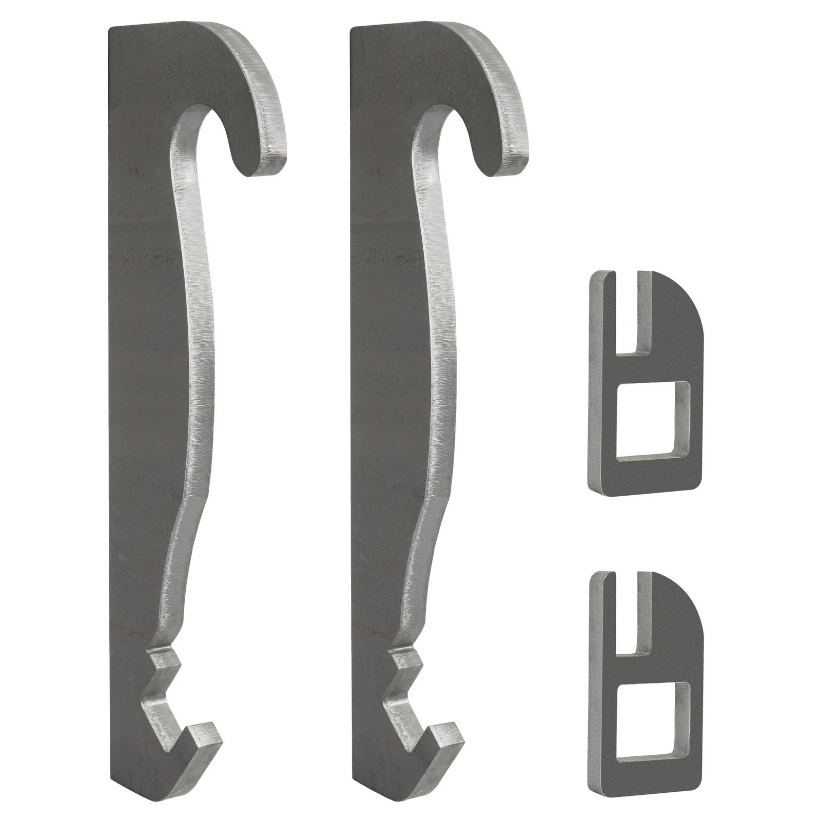 2pcs Steel Quick Attach Bracket 1-1/2
