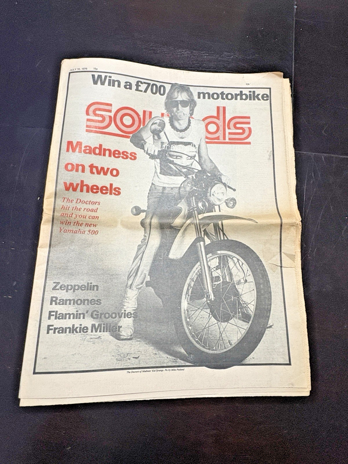 SOUNDS Paper Magagazine July 1976 Doctors of Madness Sex Pistols Led Zeppelin