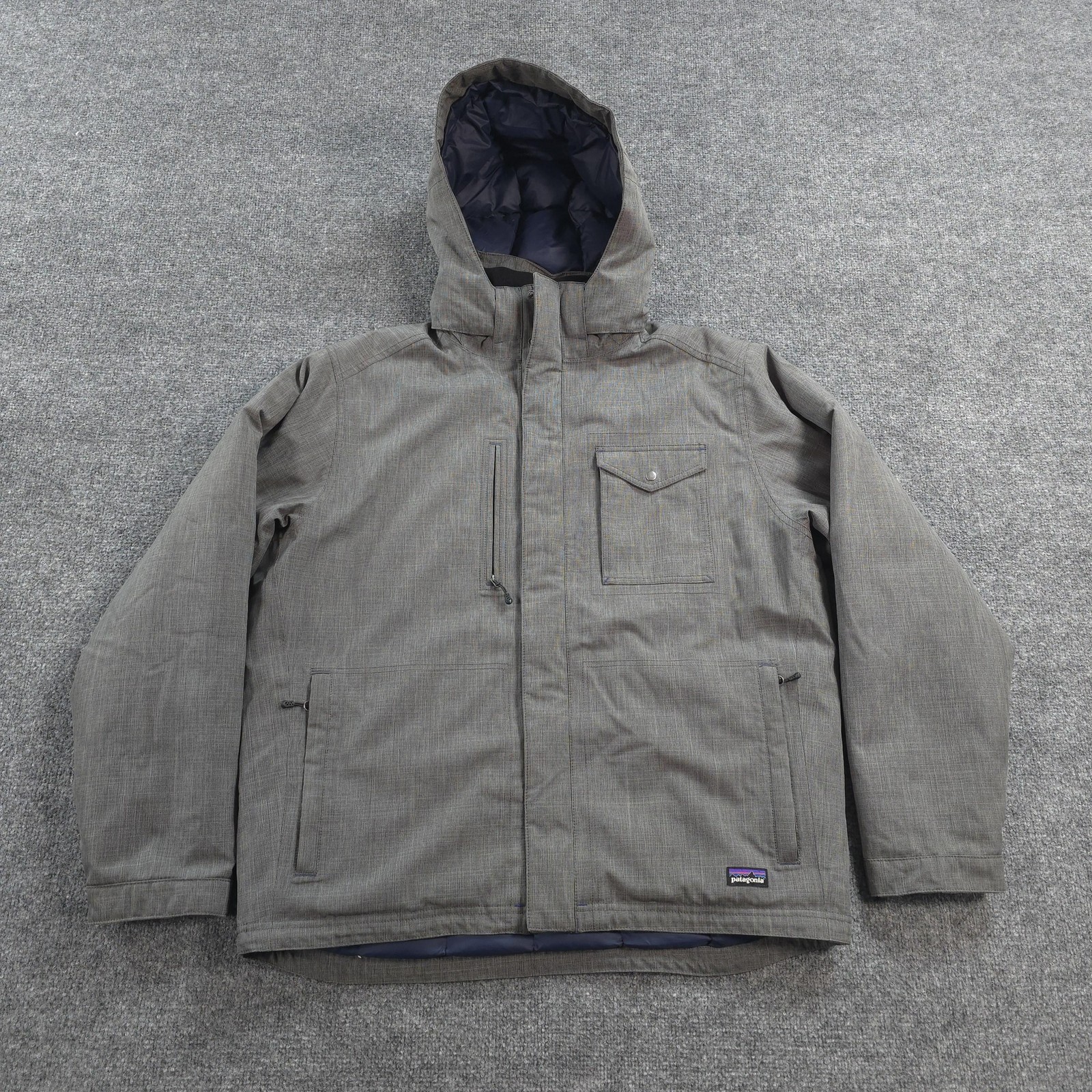 Patagonia Jacket Mens Large Gray H2No Wanaka Down Hiking Ski Outdoors Waterproof