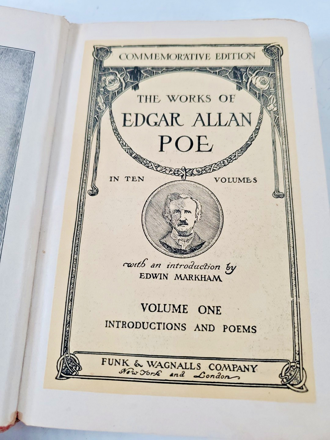 Antique 1904 The Works of Edgar Allan Poe VOL 1-7, 9, 10 - Ten VolumesInOne READ