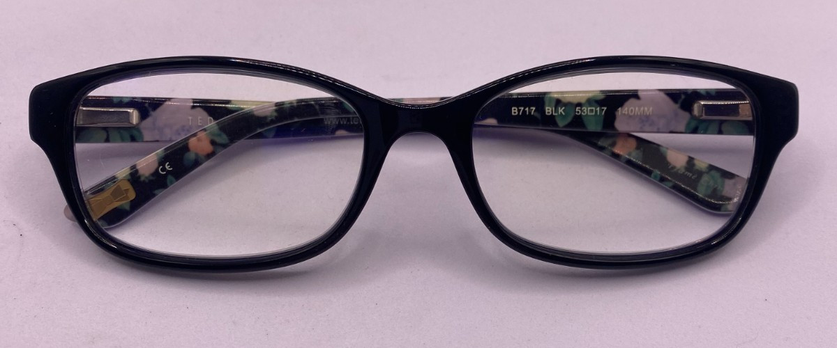 TED BAKER FRAMES ONLY EYEGLASSES B717 BLACK 53-17-140