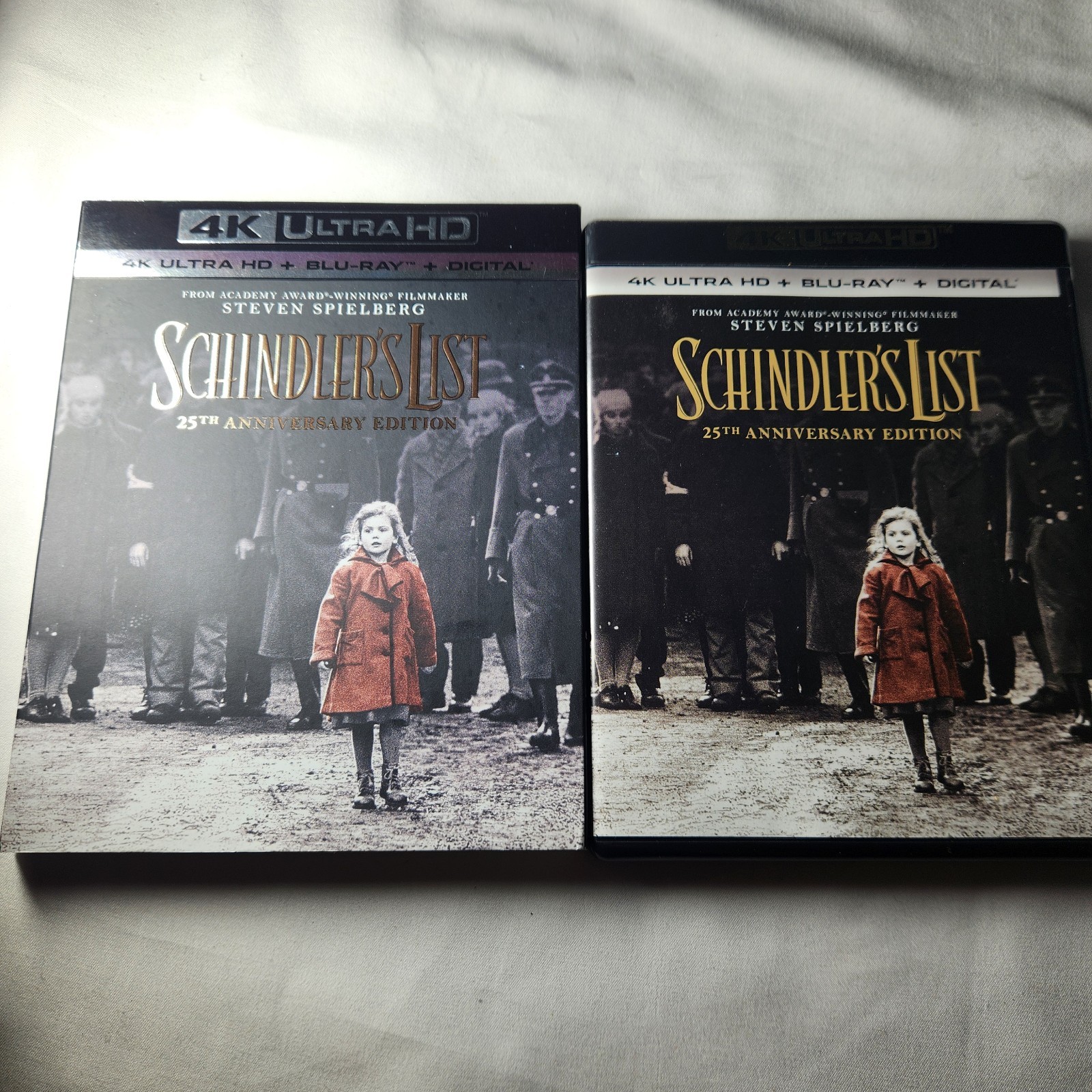 Schindler\'s List 4k Blu Ray UHD 25th Anniversary Edition *No Digital Code*