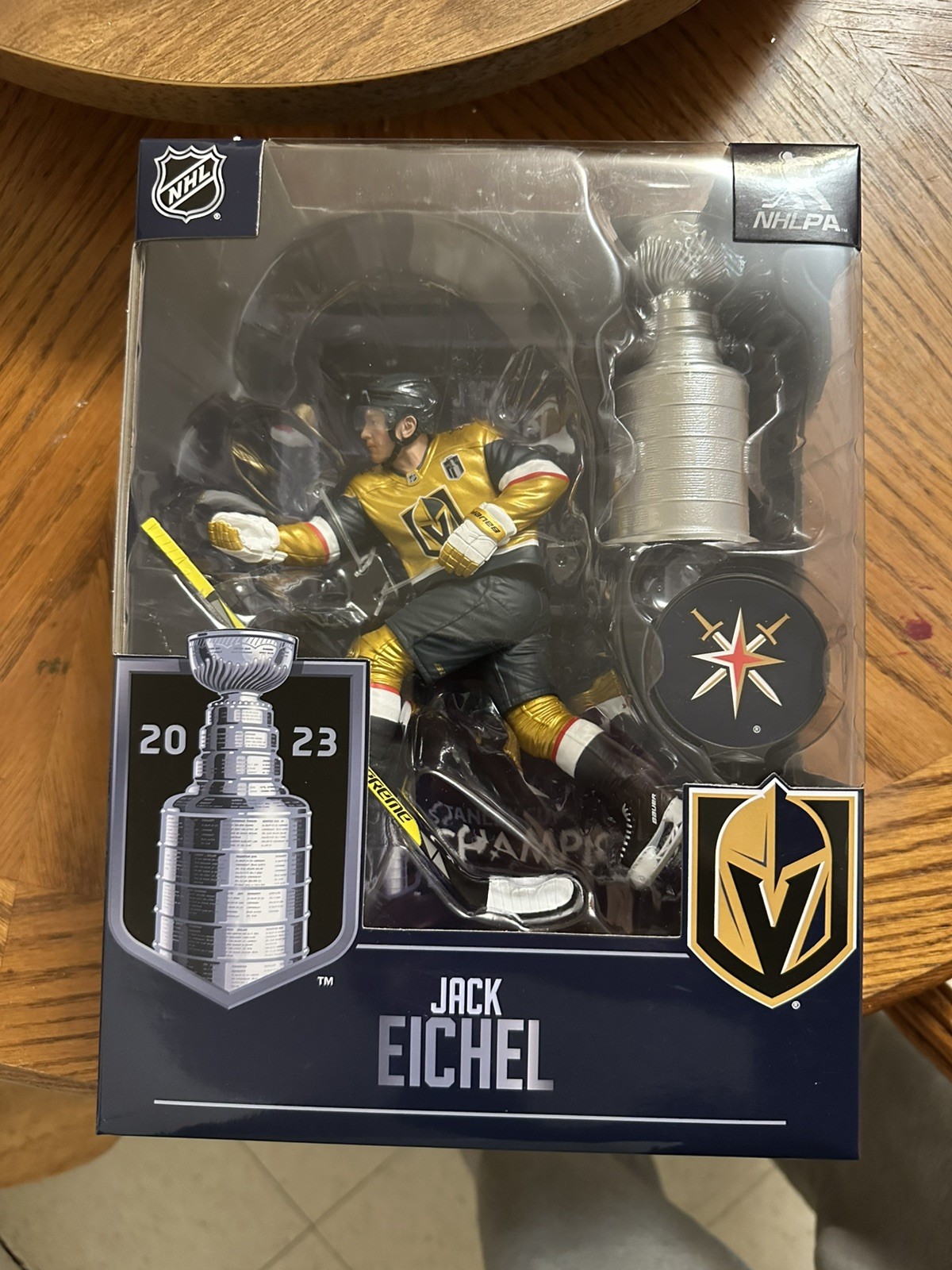 McFarlane NHL SportsPicks Jack Eichel Stanley Cup Vegas Golden Knights 7” Figure