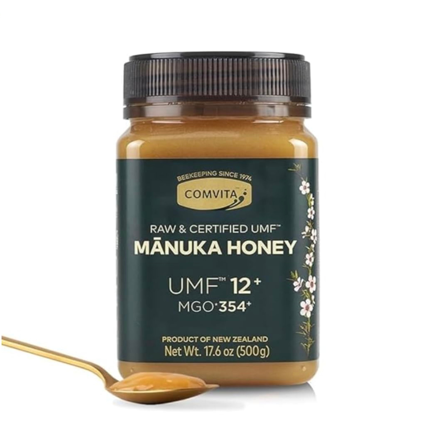 COMVITA MANUKA HONEY 17.6 oz (500g) NEW ZEALAND RAW  UMF 12+, MGO 354+